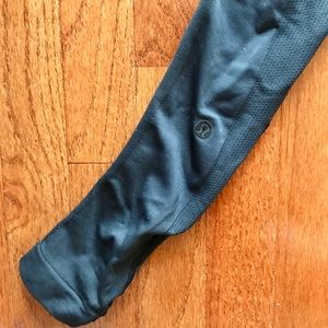 Lululemon thick grey highwaisted leggings new